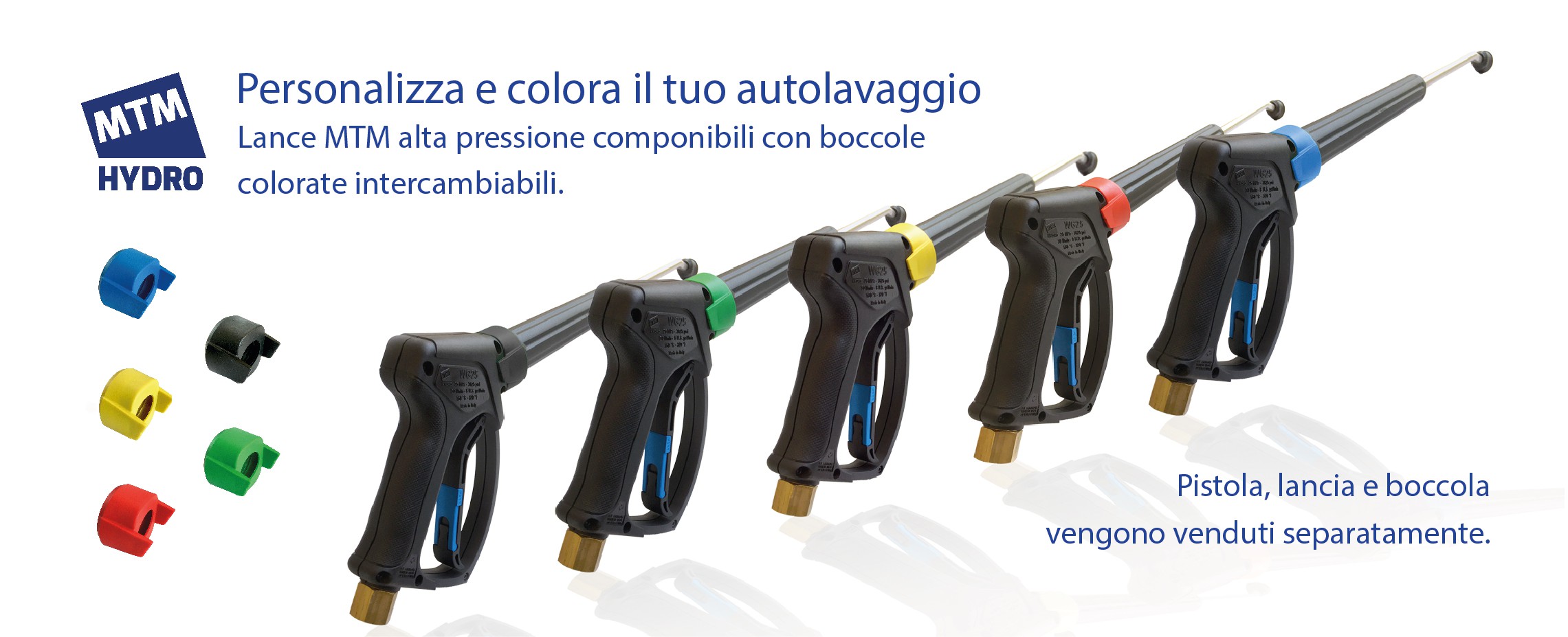 MTM lance con boccole intercambiabili colorate